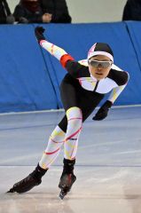 女子総合２位の柴田瑞樹（鈴蘭）の滑り