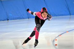 女子総合３位の菊池悠奈（西中音更）の滑り
