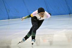 ２種目１位で女子総合優勝を果たした石川優和（上士幌）の滑り