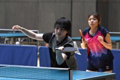 団体戦Ａ　ＹＴＣ　菅原楓・菅原乙葉組
