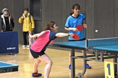 団体戦Ａ　ＹＴＣ　菅原乙葉・菅原朱里組