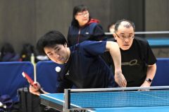 団体戦Ａ　豊成Ｂ　松田友也・浅野宏明組