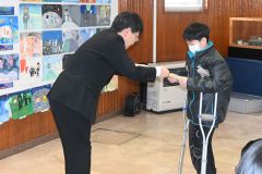 小学生部門絵画の部、優秀賞の渡邊大和さん
