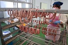 参加者が作った和牛ソーセージ