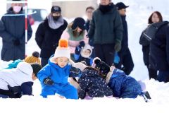 雪中宝探し