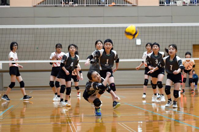 鹿追ＬＢ、豊頃ランバーズ、帯広ＪＪＢ優勝　全十勝小学生新人バレー