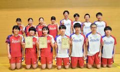 帯一中が女子団体戦３連覇、渋谷・林組２冠、杉野（ＳＭＡＳＨ）単制覇　バドミントン全道中学新人大会