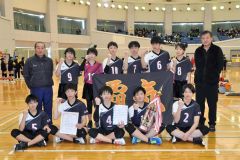 男子優勝の帯広連合ジュニアエース
