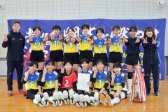女子優勝の下音更