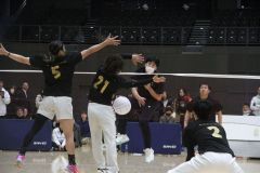 男子混成の部フリーは世界のプリンス優勝　女子はキメラＶ　ＯＣＴＶ杯ミニバレー 12