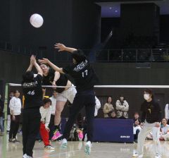 男子混成の部フリーは世界のプリンス優勝　女子はキメラＶ　ＯＣＴＶ杯ミニバレー 9