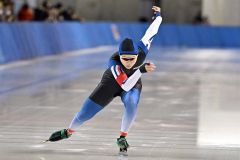 笹渕が５００ｍ首位、３９秒０５の好記録　男子は軍司３６秒０３　全十勝高校スピードスケート記録会