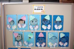 駒場認定こども園年長児の作品
