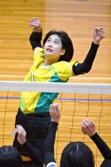 速攻やブロックでセンターの役割を果たした木野南の伊澤詩