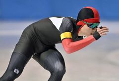 【男子１５００メートル】１分５８秒８９の大会新記録で優勝した所旺佑（幕別東）。３０００メートルでも圧倒的な力で優勝し２冠を達成した