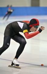 【男子１５００メートル】１分５８秒８９の大会新記録で優勝した所旺佑（幕別東）。３０００メートルでも圧倒的な力で優勝し２冠を達成した