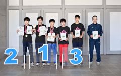 男子３０００メートルの上位入賞者