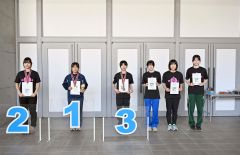 女子３０００メートルの上位入賞者