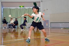 愛澤（帯広栄少年団）が４年以下女子Ｖ　バドミントン全十勝小学生鈴蘭大会