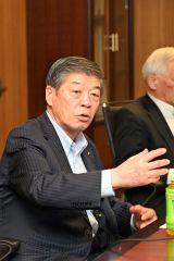 農協組合長会会長に就任した山口良一氏（須貝拓也撮影）