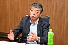 農協組合長会会長に就任した山口良一氏（須貝拓也撮影）
