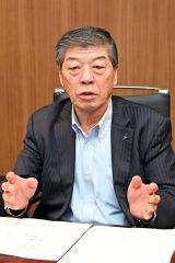 農協組合長会会長に就任した山口良一氏（須貝拓也撮影）