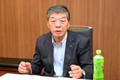 農協組合長会会長に就任した山口良一氏（須貝拓也撮影）
