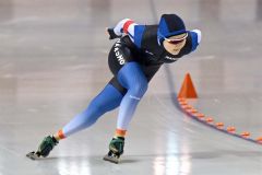 笹渕（帯南商）連覇女子５００ｍ　全日本高校選抜スケート