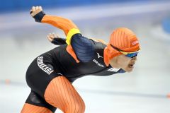 【男子１５００メートル】１分５０秒７０のタイムで優勝した久保颯大（白樺学園）