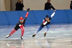 笹渕、軍司２連覇、新海大会新、久保頂点　全国高校選抜スケート初日