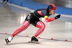 奥秋（帯三条）大会新Ｖ女子１０００ｍ　全国高校選抜スケート
