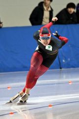 【男子３０００メートル】大きく手を振りラストスパートする新海大輝（星槎帯広）