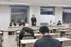 新年度事業などを決めた十勝卓球協会の定期総会