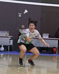 １年女子準優勝の貝谷怜莉