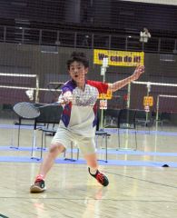 １年男子優勝の松田翔