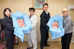 受験生応援でカツカレー　清水町養豚振興会が豚肉４６キロ寄贈～こぼれ話
