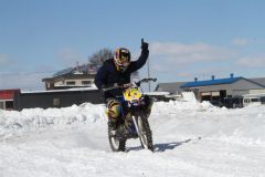 帯広スノーライディング、雪上でバイク４３台が熱走　３時間耐久レース楽しむ 10