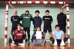 準優勝のサオリンズ（町サッカー協会提供）