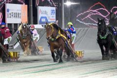 イレネー記念を制したキョウエイエース（右から２頭目）