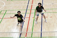 【男子１部決勝】見事な連係で頂点をつかんだＹＡＮＭＡＲの庄司悠真（右）と帯広の長船拓也組