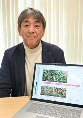 小麦異形株ＡＩで検出　種子用畑をドローンで撮影　山本忠信商店中心に開発