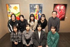 多様な作品の魅力感じて　帯広三条高美術部が校外展　１２日からミントカフェ