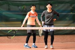 女子リーグ戦　本間文子・宮崎真澄組