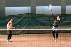 女子リーグ戦　本間文子・宮崎真澄組