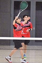水野・牧野組Ｖ、男子は小笠原・小栗組　全十勝アンダー１４ソフトテニス春季研修大会 8
