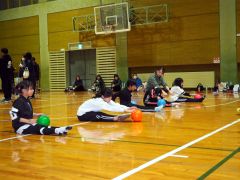 新体操を学んだ子どもたち
