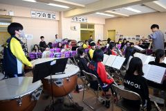 １６日に音更ＪＢＢ定期演奏会、本番に向け最終合同練習　音更