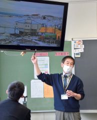 データで示す陸別「寒さ日本一」　しばれ研の空井さん　陸中生に授業