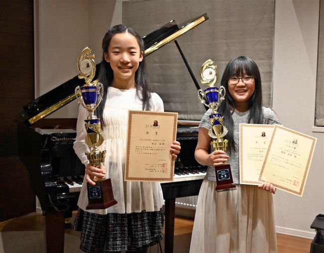 第１５回日本バッハコンクール　部門金賞に十勝っ子　葛西さん、松山さん、守田さん