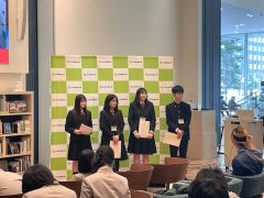 帯農高が宇宙食シチューを披露 日本公庫の発表会 2